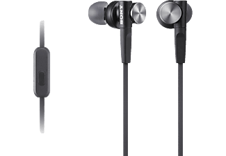 SONY MDR-XB 50 APB mikrofonos fülhallgató, fekete