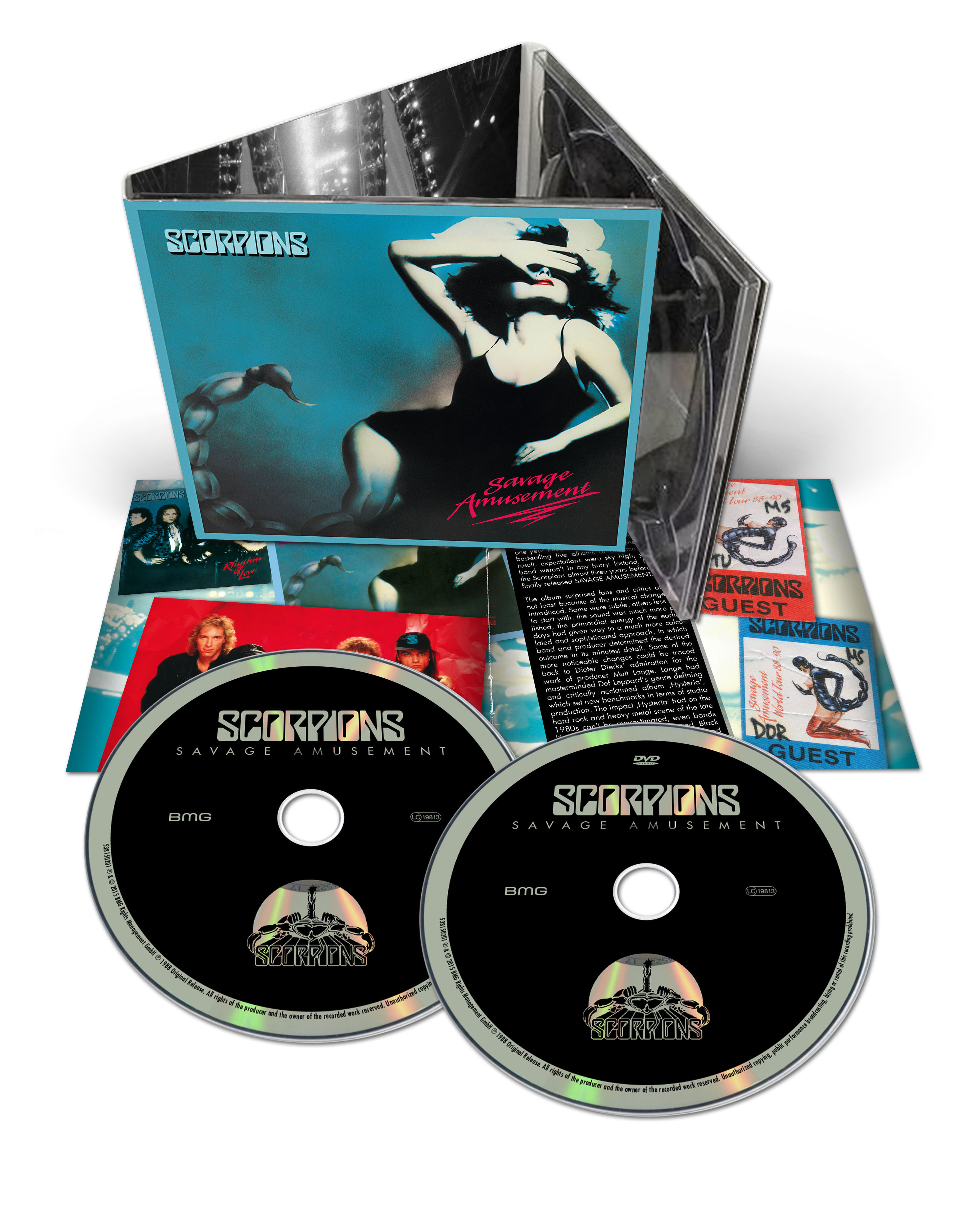 Scorpions - Savage Amusement DVD (50th (CD - + Video) Edition) Anniversary Deluxe