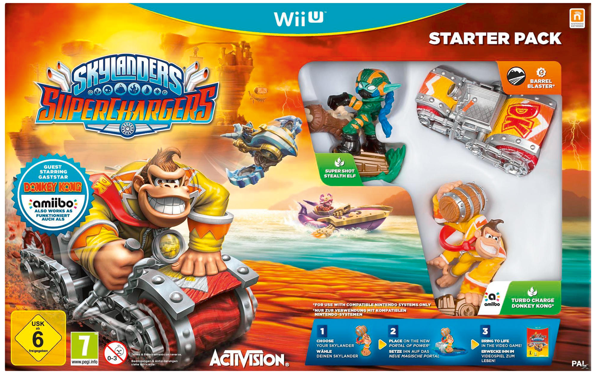 SKYLANDERS Superchargers Starter Pack für Wii U Spielfiguren