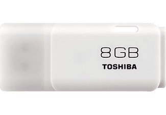 Pendrive 8GB - Toshiba TransMemory U202 White, USB 2.0, blanco