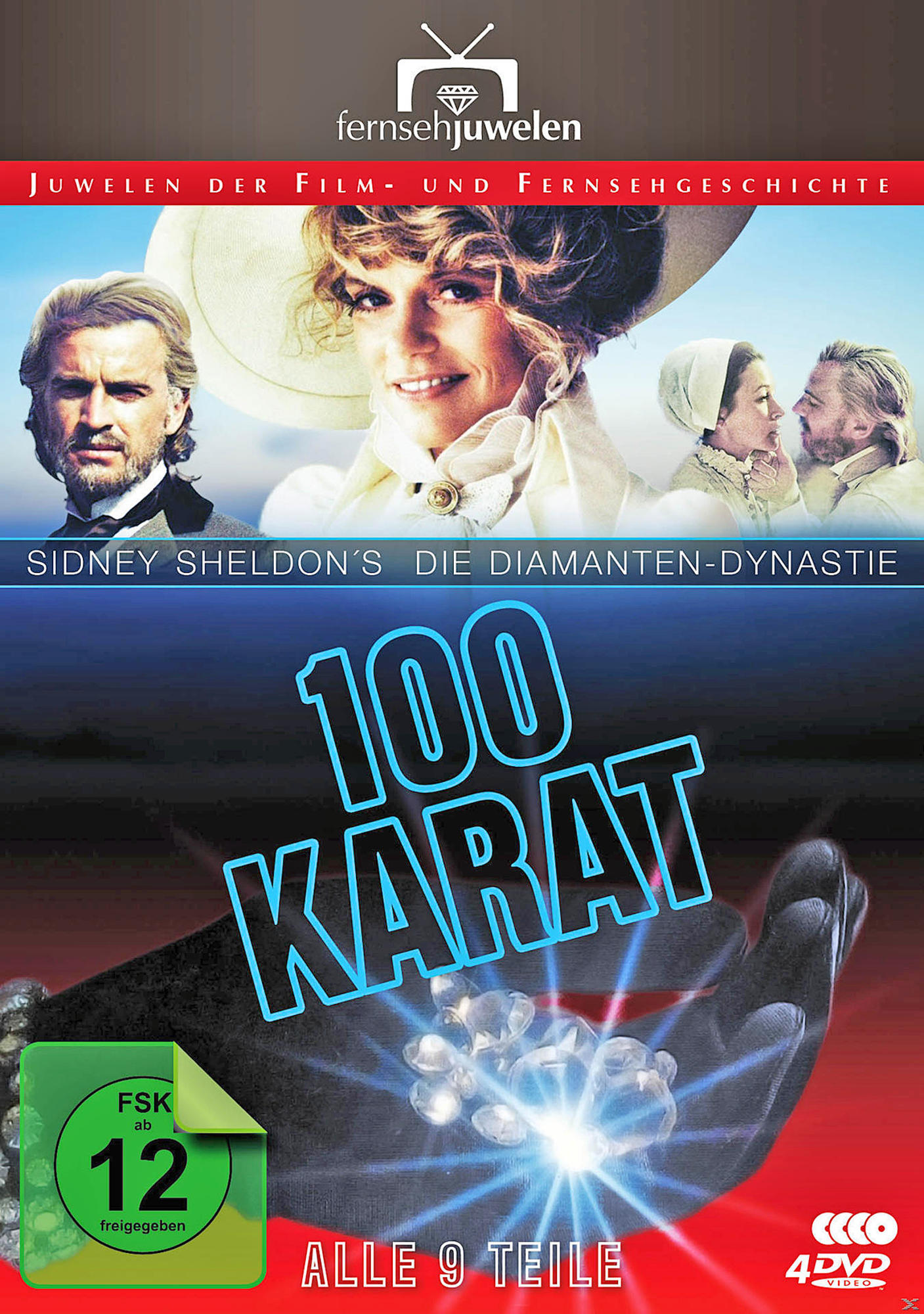 DVD-Cover mit einer Hand und Diamanten und Text.