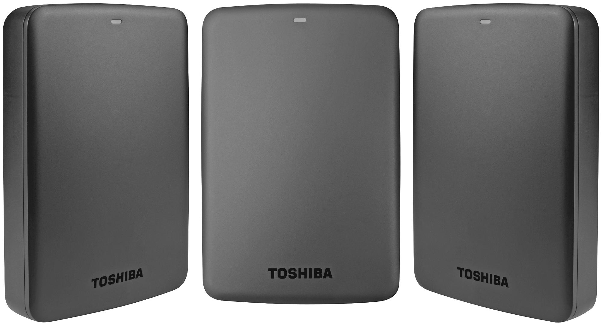 Disco duro 3 TB - Toshiba Canvio Basics, 2.5 pulgadas, USB 3.0, Negro