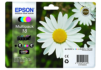 Cartucho tinta - Epson Multipack 18 pack, 4 colores
