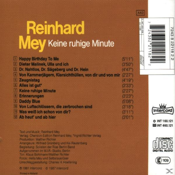 CD-Cover, Text und Songliste. Weißer Hintergrund. Schwarzer, gelber und roter Text.