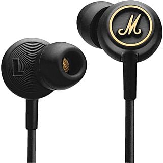 Auriculares de botón - Marshall Mode EQ, Botón ecualizador, Micrófono, Negro