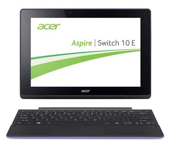 ACER Aspire Switch 10 E, Tablet/Convertible, 32 GB, 10,1 Zoll, Peri/Lila