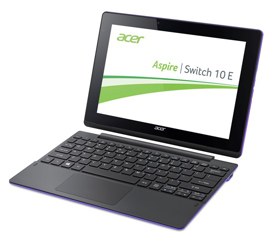 ACER Aspire Switch 10 E, Tablet/Convertible, 32 GB, 10,1 Zoll, Peri/Lila