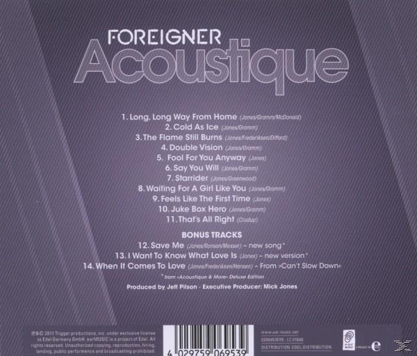 Foreigner - Acoustique  - (CD)