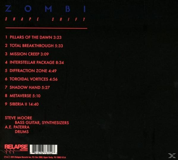 Zombi - Shape Shift  - (CD)