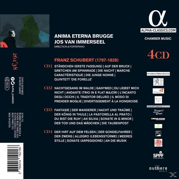 J./Anima Eterna Brugge Immerseel - Schubertiade  - (CD)