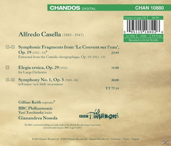 Bbc Philharmonic - Casella: Orchestral Works  - (CD)