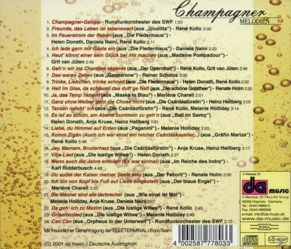 VARIOUS - Champagner Melodien  - (CD)