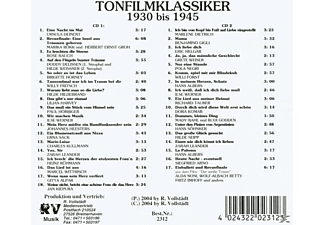 VARIOUS - Tonfilmklassiker 1930-1945  - (CD)