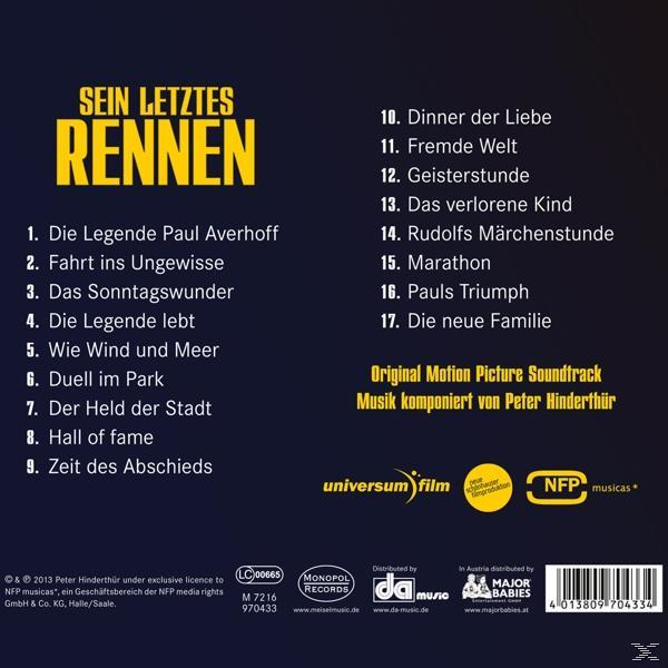 Peter Hinderthür - Dieter - (CD) Hallervorden: Sein Rennen-Ost Letztes