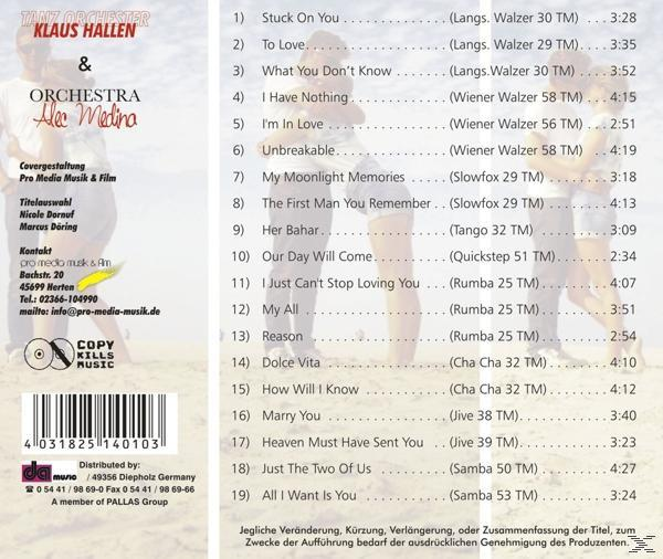 Klaus Tanzorchester Hallen - Happy Valentine's  - (CD)