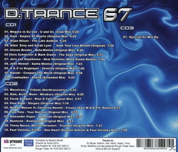 VARIOUS - D.Trance 67  - (CD)