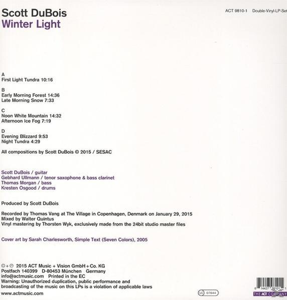 Scott Dubois - Winterlight  - (LP + Download)