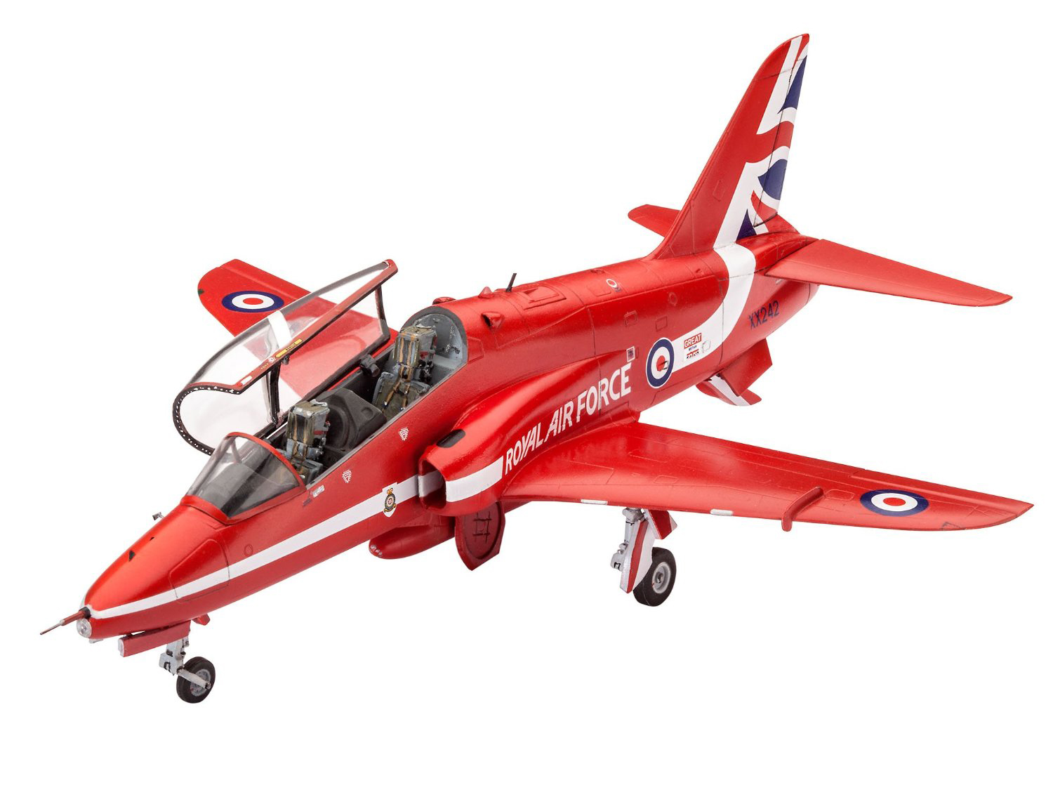 REVELL 64921 BAE Hawk T.1 Arrow, Rot Red