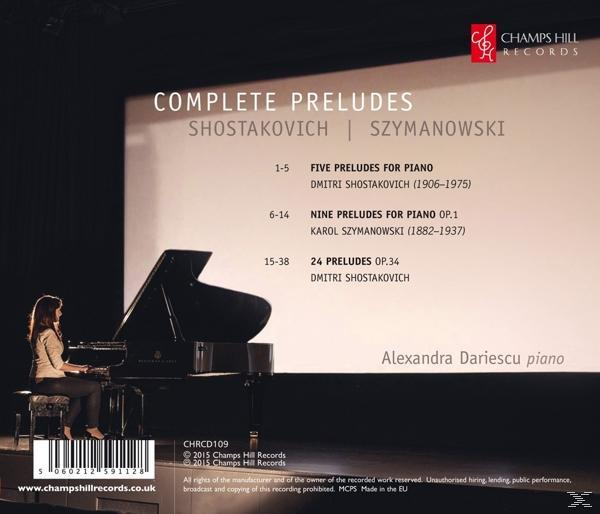 Alexandra Dariescu - Die Preludes  - (CD)