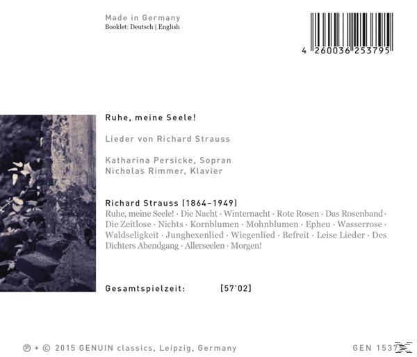 Katharina Persicke, Nicholas Rimmer - Strauss: Ruhe, Meine Seele!  - (CD)