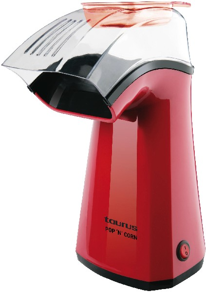 Palomitero Corn Taurus 1100w rojo 3 minutos aire popncorn para hacer 1100 pop´ n´ de maiz 968375 1000 987.375 ncorn