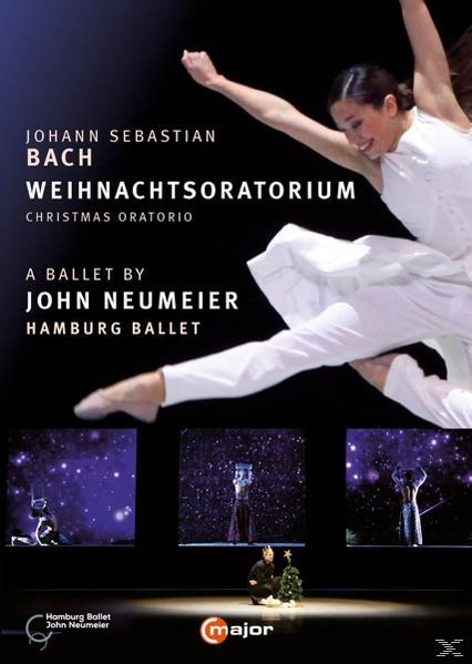 DVD-Cover. Balletttänzer in der Luft mit Text über das Ballett.