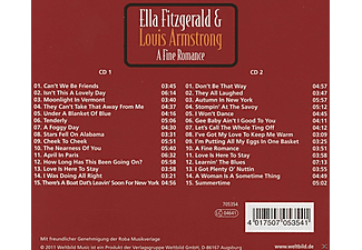 Ella Fitzgerald, Louis Armstrong - A Fine Romance  - (CD)