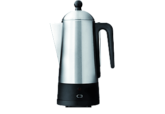 C3 Design Perkolator 10 kp ECO - Svart/Borstat stål Kaffebryggare