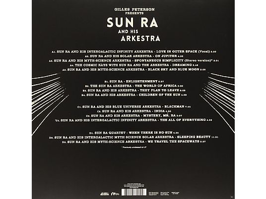 Sun Ra And His Arkestra - To Those Of Earth And Other Worlds (LP) [LP + Bonus-CD]