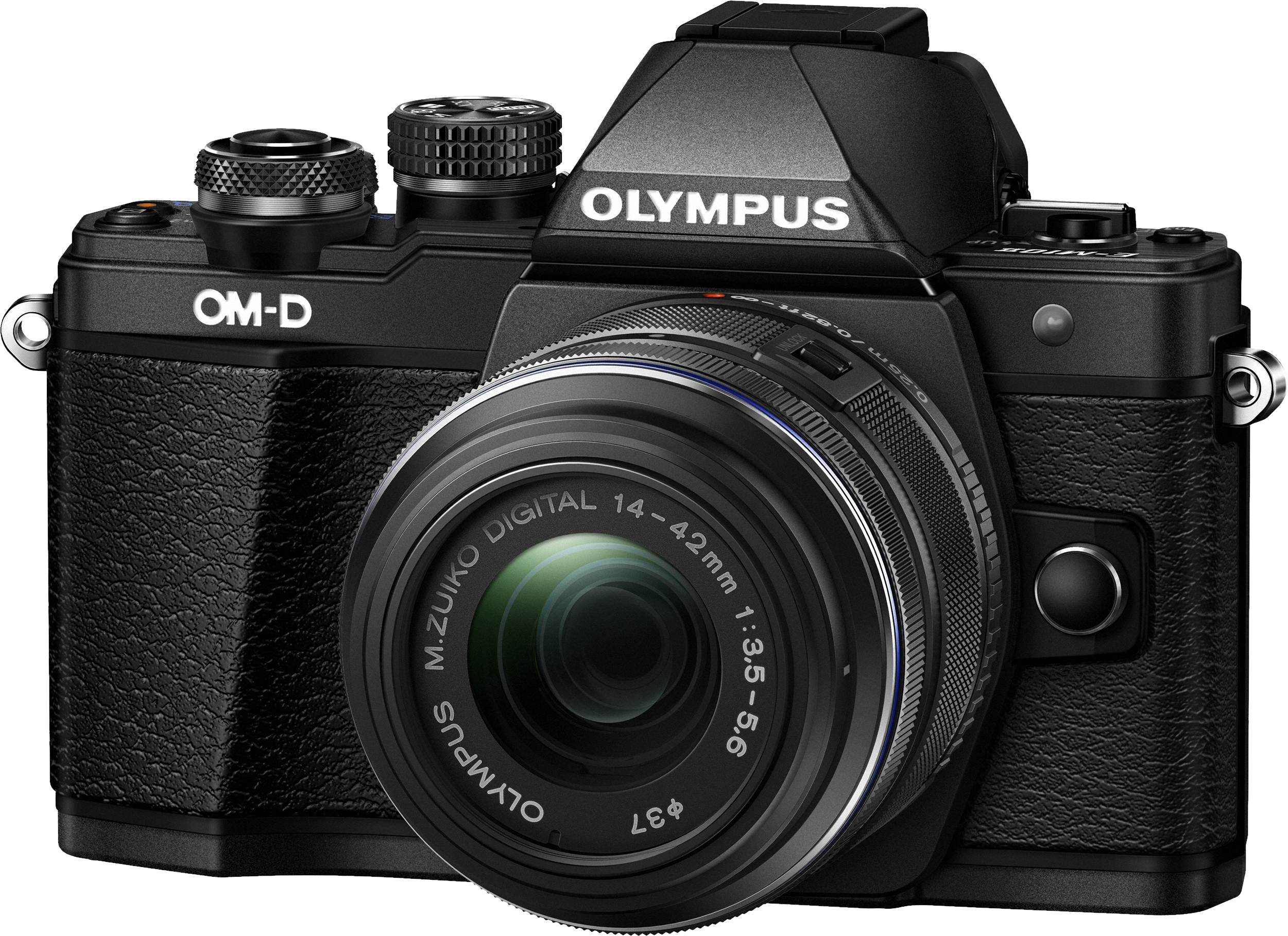 OLYMPUS OM-D E-M10 Mark II fekete + EZ-M1442 II R fekete Kit 
