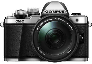 OLYMPUS OM-D E-M10 Mark II ezüst + EZ-M1415 fekete Kit