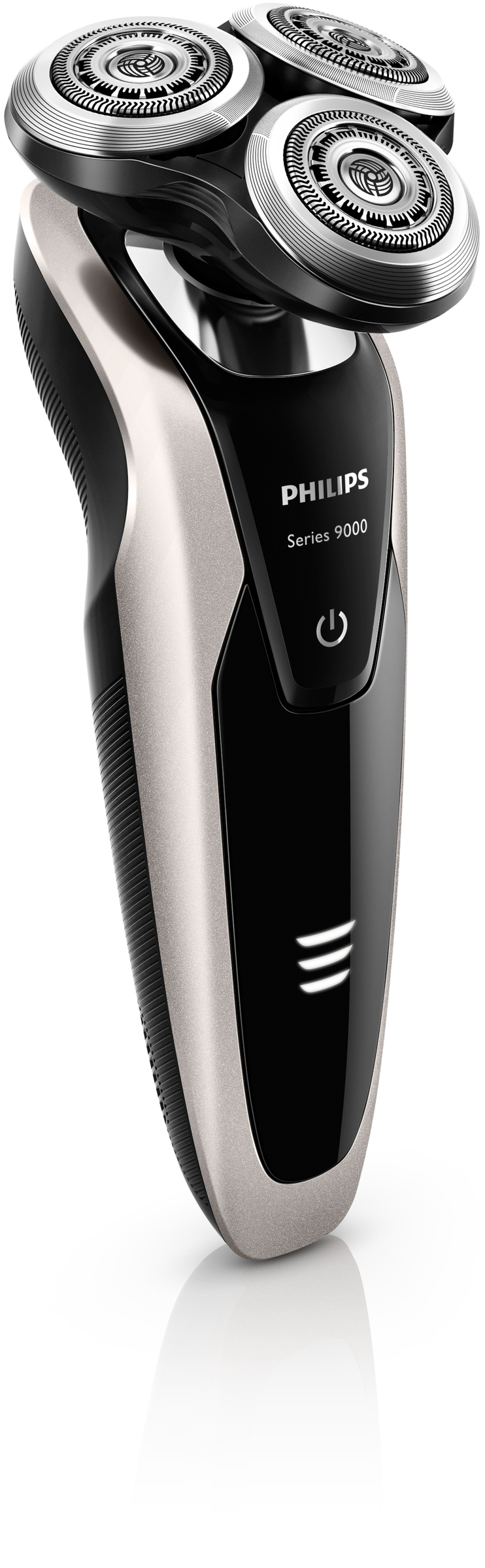 PHILIPS S9041/12 Shaver Series 9000 Rasierer Auster metallic (V-Track-System, Technologie zur Konturenerkennung, Super Lift & Cut-Technologie, Aquatec Wet & Dry)