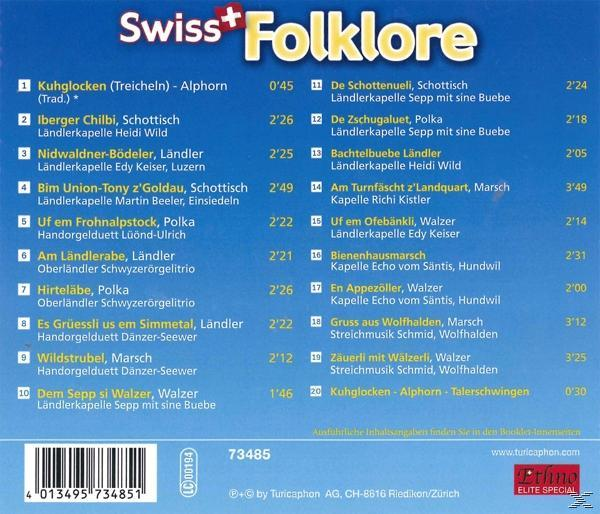 VARIOUS - Swiss Folklore  - (CD)