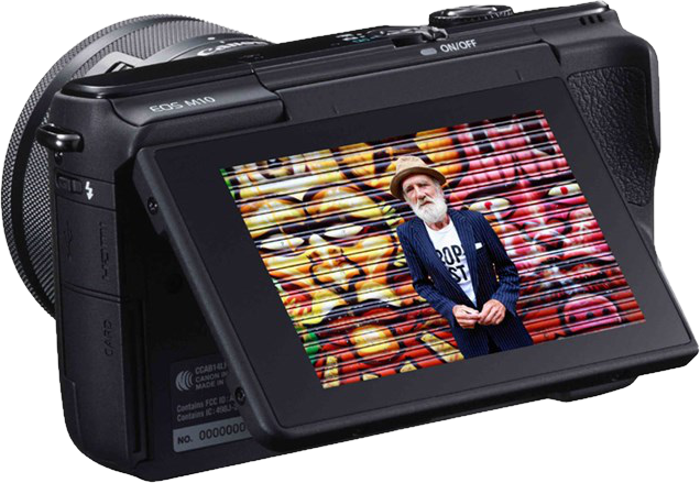 CANON EOS M10 + EF-M 15-45 mm S fekete KIT