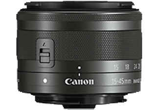 CANON Canon EF-M, 15 mm - 45 mm, f/3.5-6.3 IS STM, nero - Obiettivo zoom(Canon M-Mount)