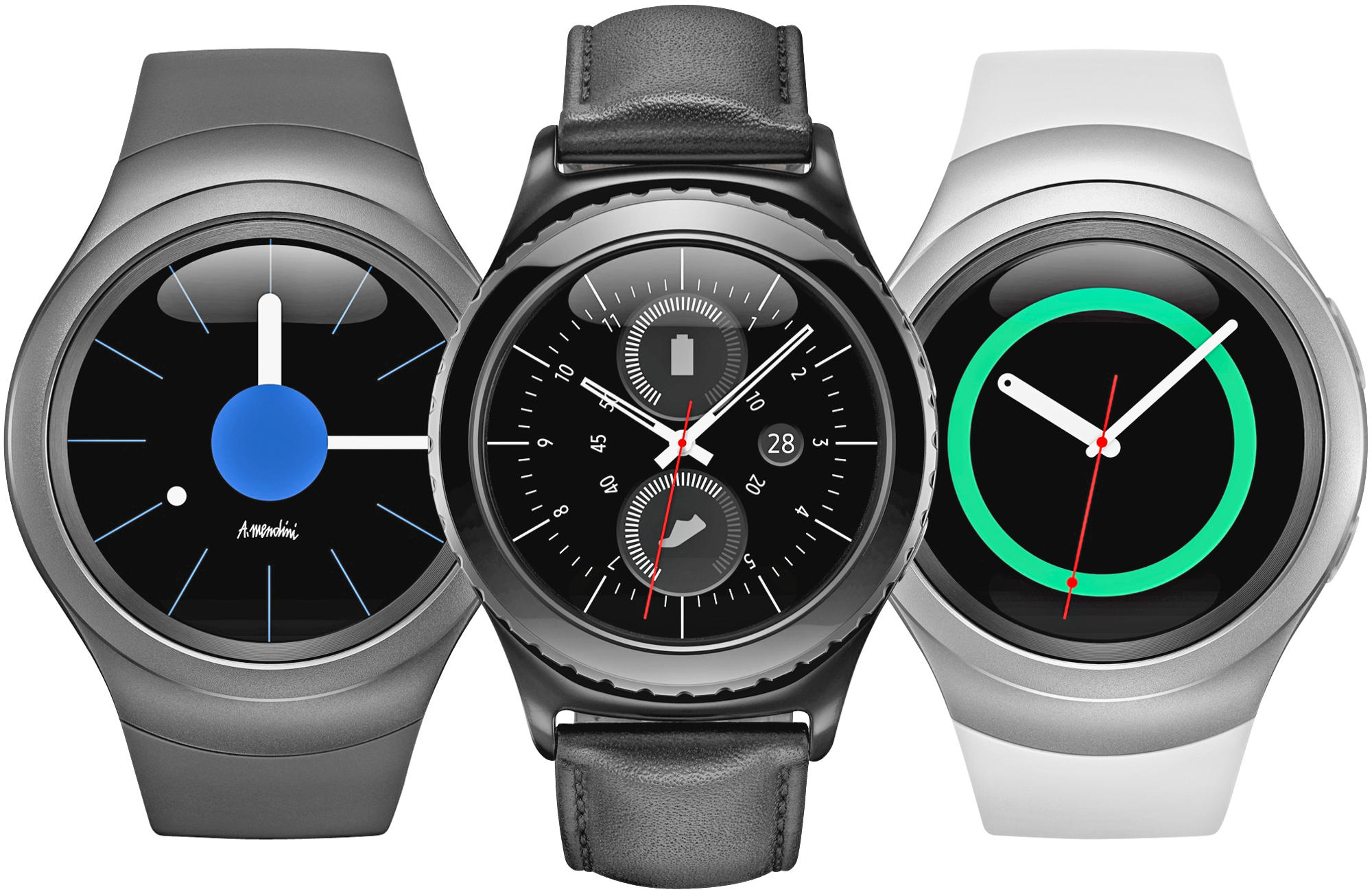 Smartwatch - Samsung Gear S2 Classic, 4GB, pantalla circular 1.2"  Super AMOLED, negro