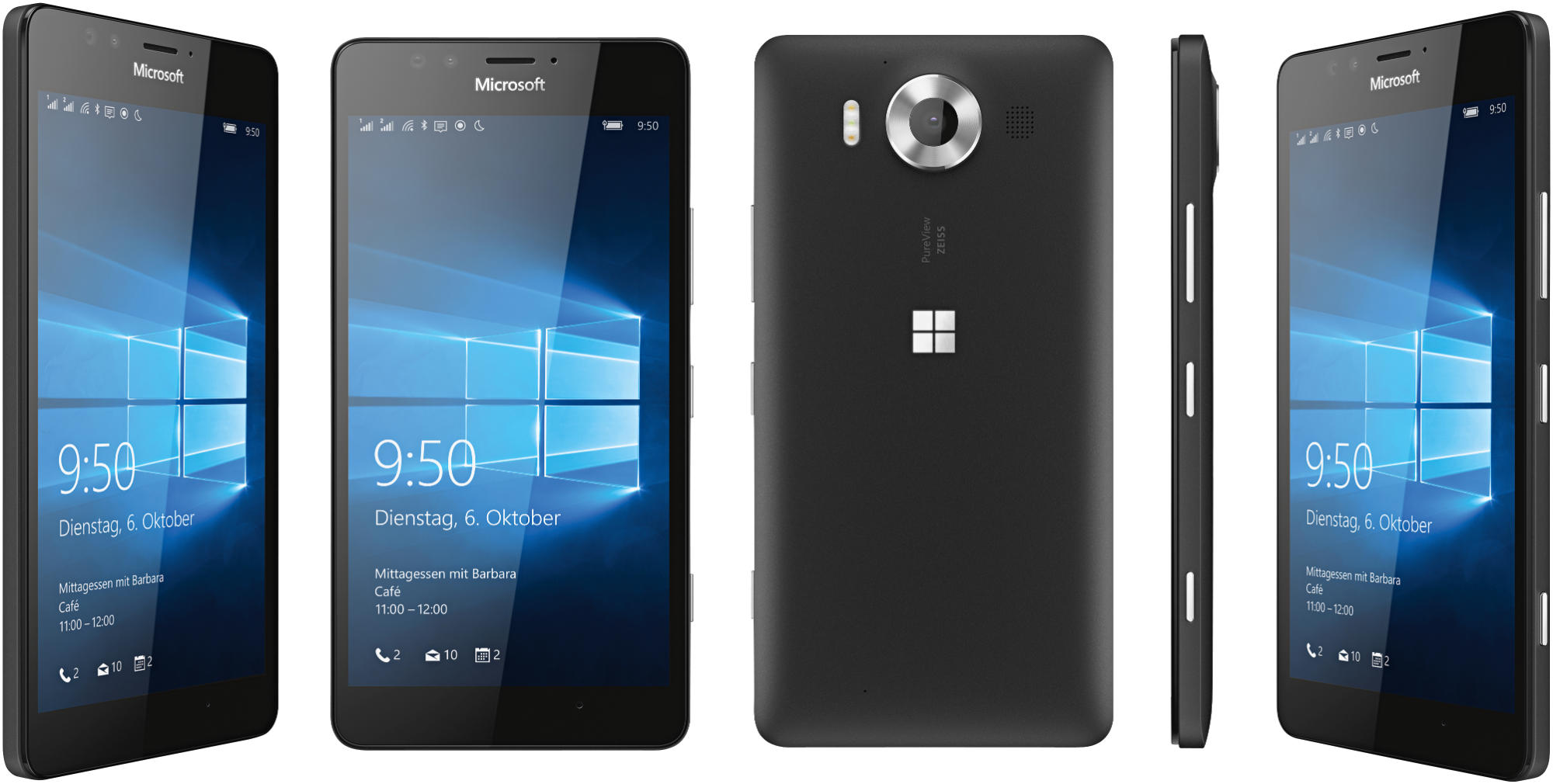 MICROSOFT Lumia 950 32 GB Schwarz Dual SIM