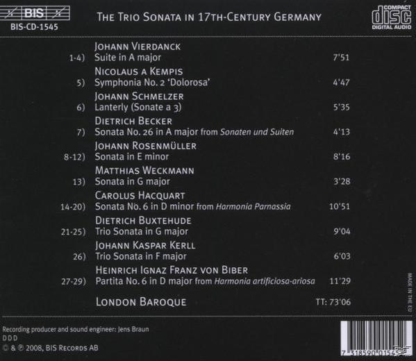 London Baroque - Triosonate im 17.Jh.Deutschl.  - (CD)