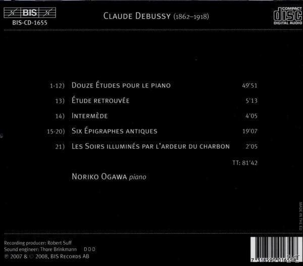Noriko Ogawa - Etudes/6 Epigraphes antiques  - (CD)