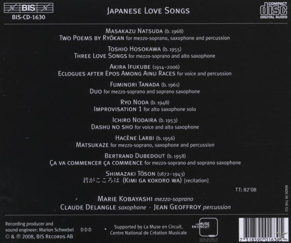Marie Kobayashi - Japanese Love Songs  - (CD)