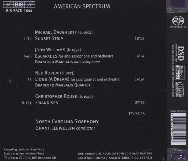 North Carolina Symphony - American Spectrum  - (SACD Hybrid)