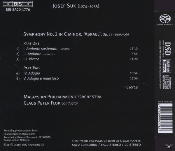 Malaysian Philharmonic Orchestra - Asrael Symphony  - (SACD Hybrid)