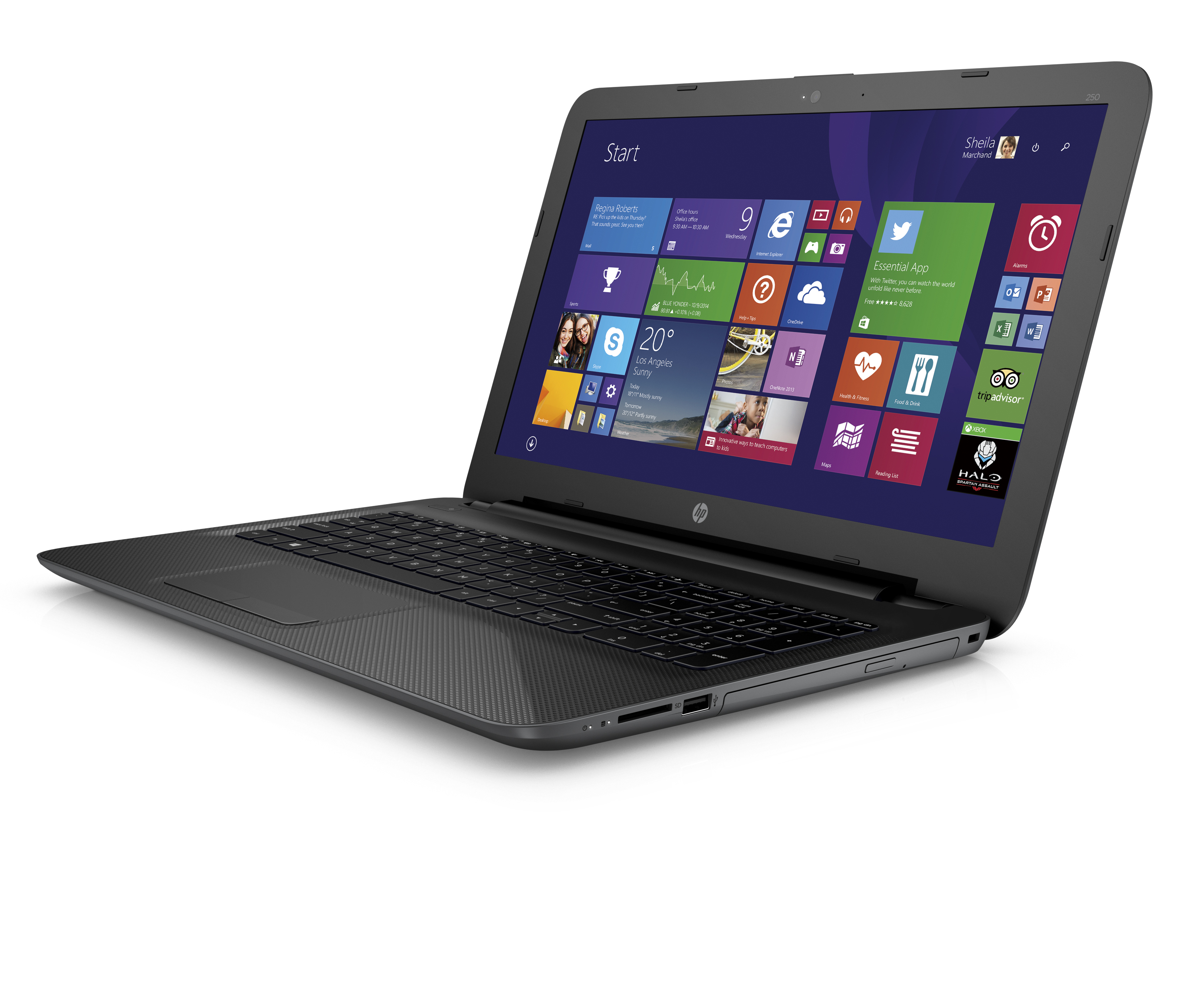 HP 250 G4 (T6N65EA) Notebook, Intel® Core™ i5-5200U Prozessor
(3M Cache, bis zu 2.70 GHz), 4 GB, 500 GB HDD