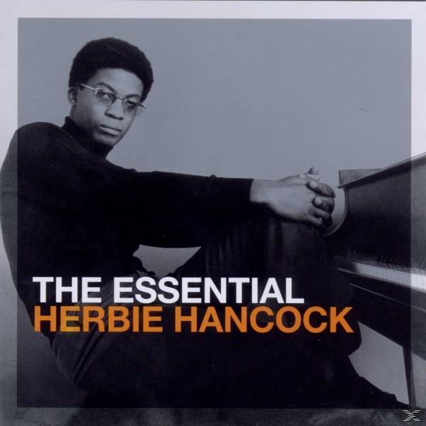 Albumcover von Herbie Hancock in schwarzer Kleidung, sitzend an einem Klavier, mit Albumtitel.
