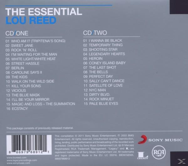 De hoes van een cd geeft de nummers van Lou Reed weer.