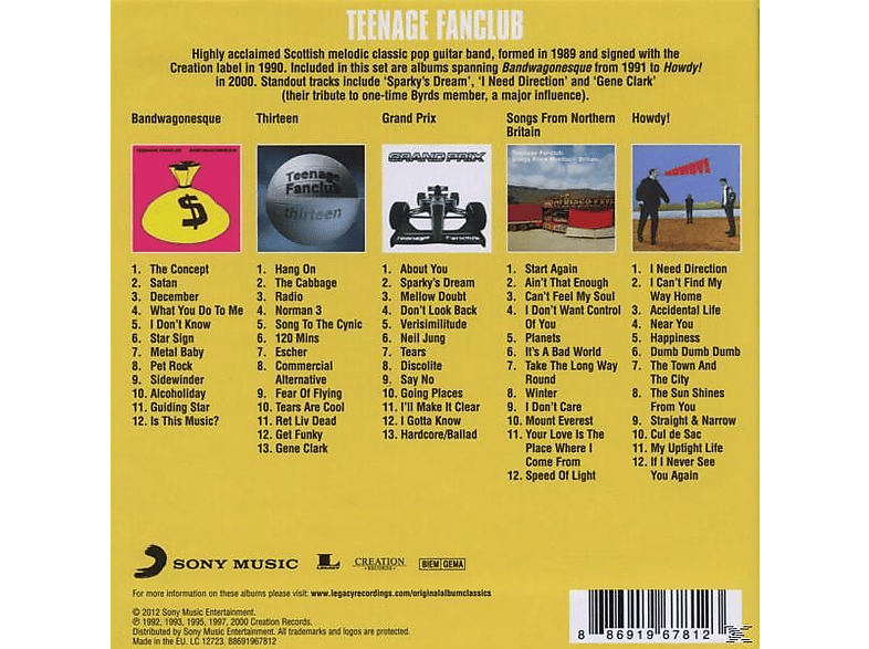 Thumbnail - Teenage Fanclub - Original Album Classics (CD)