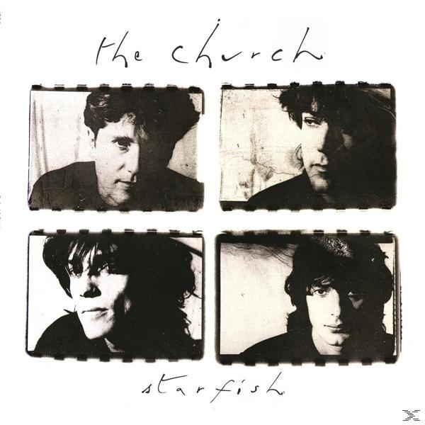 A The Church 'Starfish' albumborítója, négy fekete-fehér portréval.