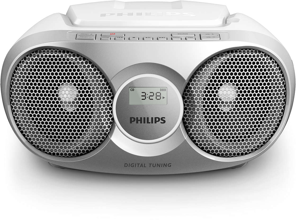 Philips AZ215 Zilver