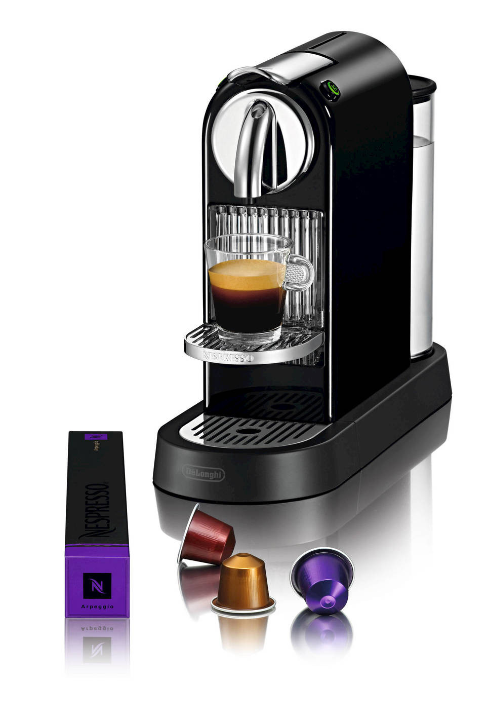 DELONGHI EN166B Nespresso Citiz Kapselmaschine Limousine Black