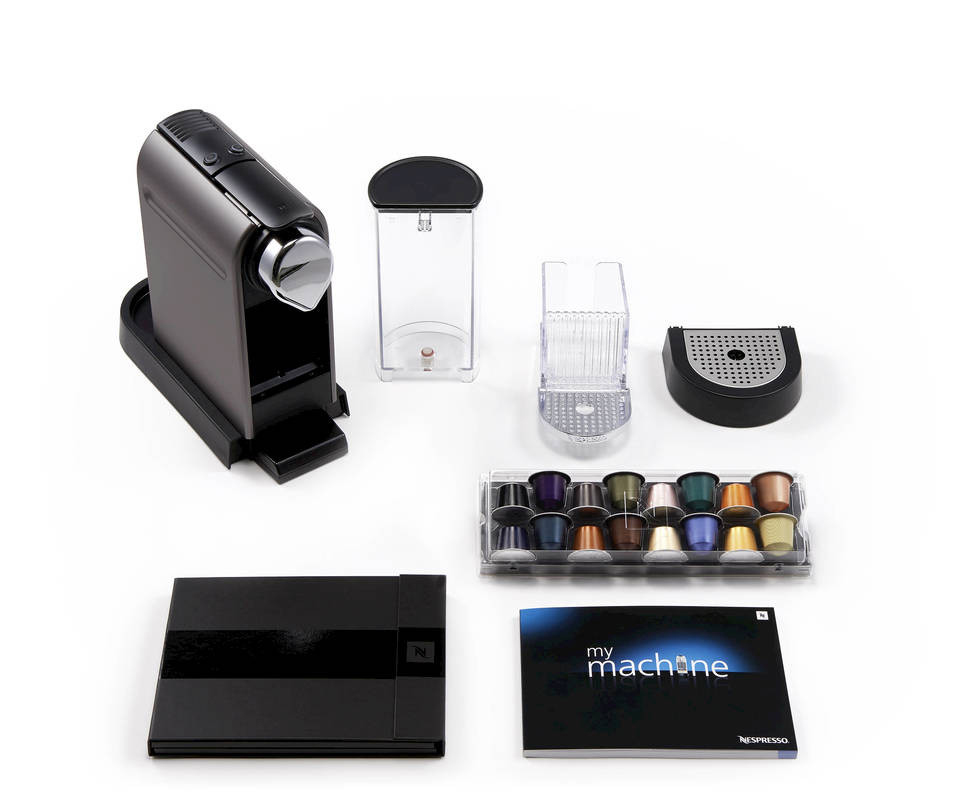 DELONGHI EN166B Nespresso Citiz Kapselmaschine Limousine Black